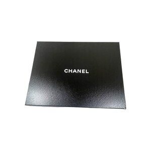 Chanel Box 15 x 11 1/2 x 5 Empty Shoe Box Sandals Gift Storage Black Glossy